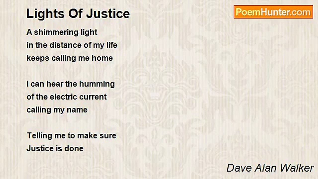 Dave Alan Walker - Lights Of Justice