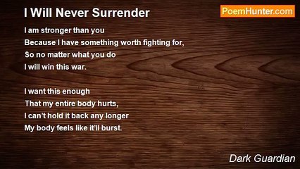Dark Guardian - I Will Never Surrender