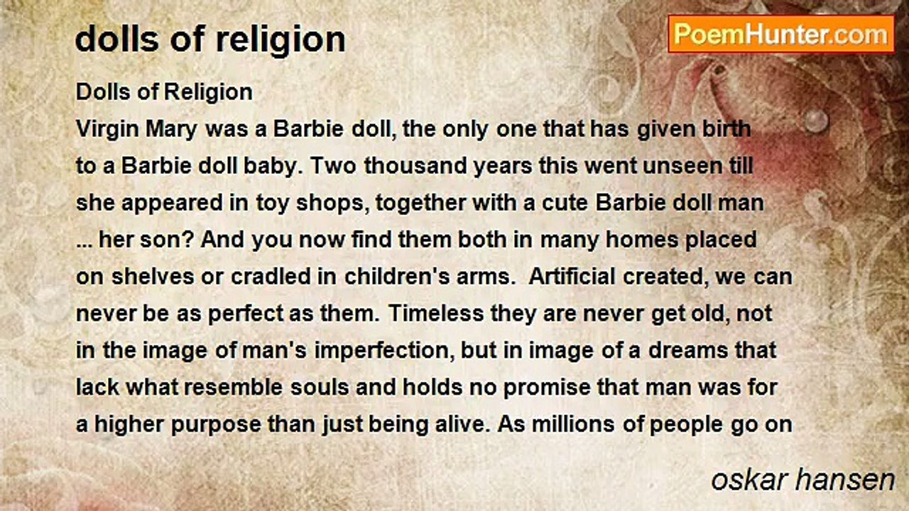 oskar hansen - dolls of religion