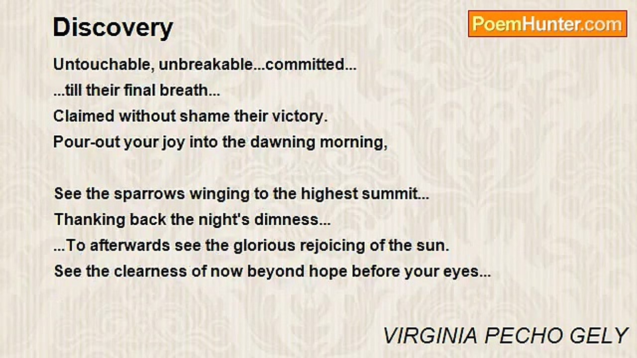 VIRGINIA PECHO GELY - Discovery