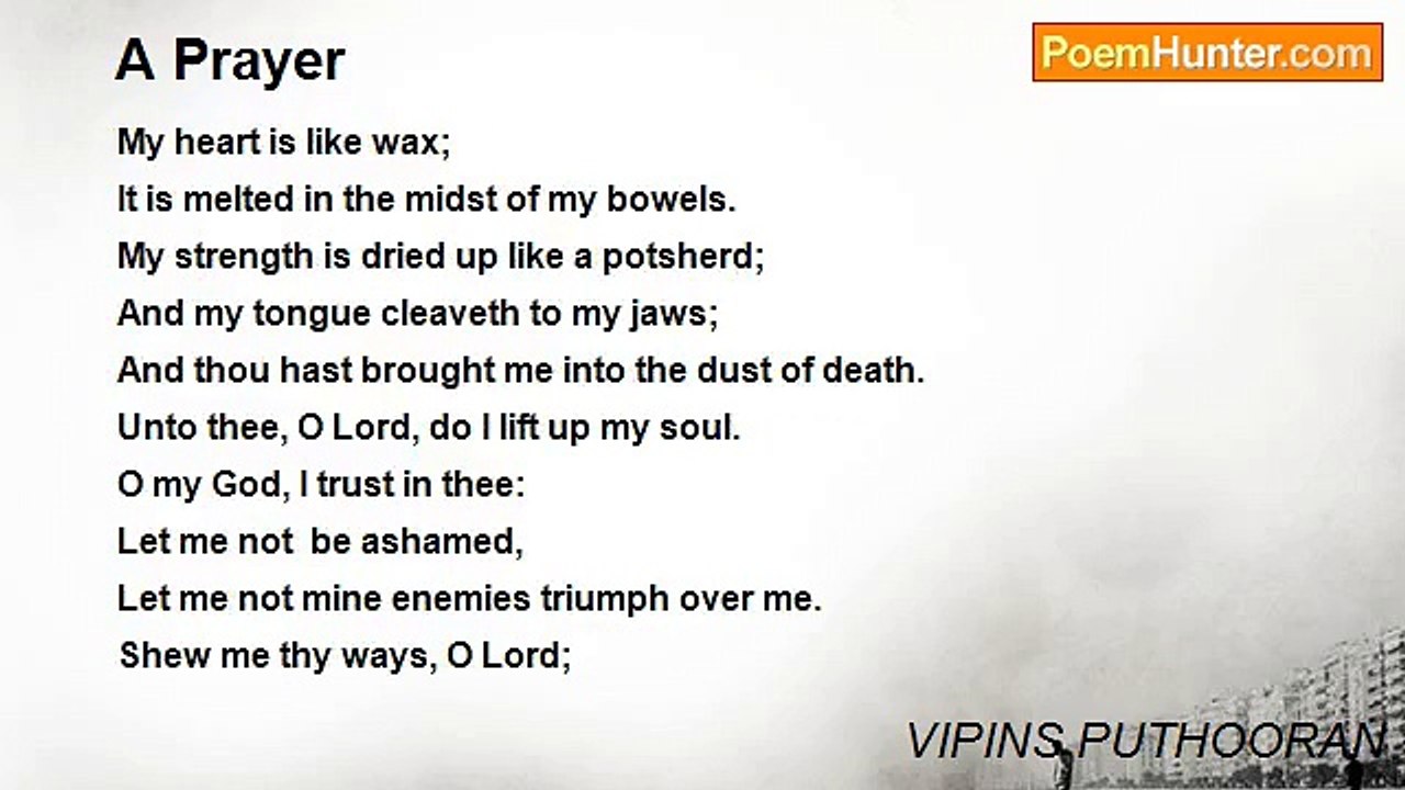 VIPINS PUTHOORAN - A Prayer