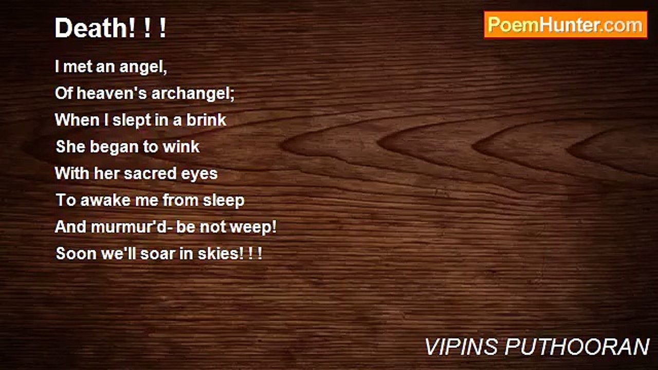 VIPINS PUTHOORAN - Death! ! !