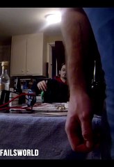 [+18 ~ Sexy Funny Girl]Poker Bet Russian Style Fail __ Failsworld