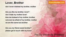 Floy Dy (Floyd) Ra (Floydson) - Lover, Brother