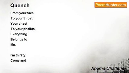 Aparna Chatterjee - Quench