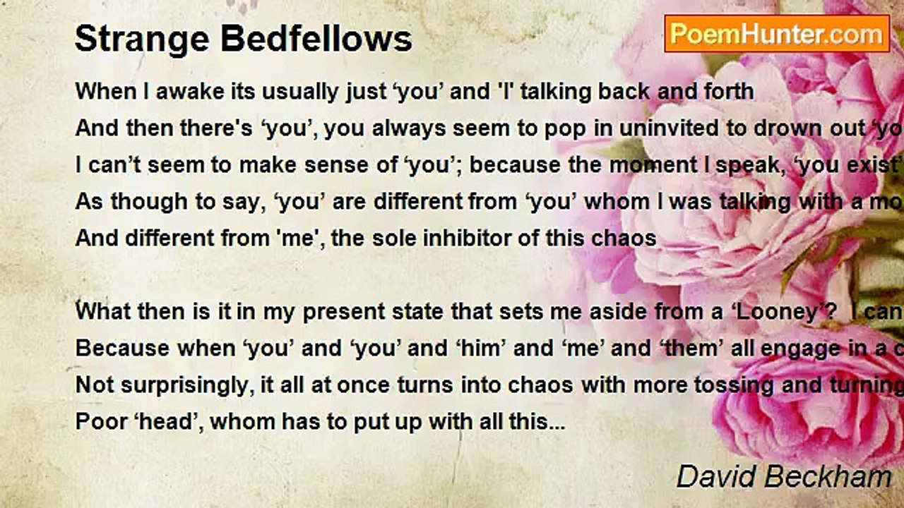 David Beckham - Strange Bedfellows
