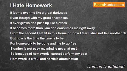 Damian Dauthdaert - I Hate Homework