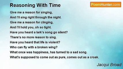 Jacqui Broad - Reasoning With Time