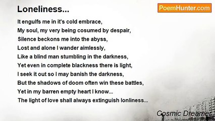 Cosmic Dreamer - Loneliness...