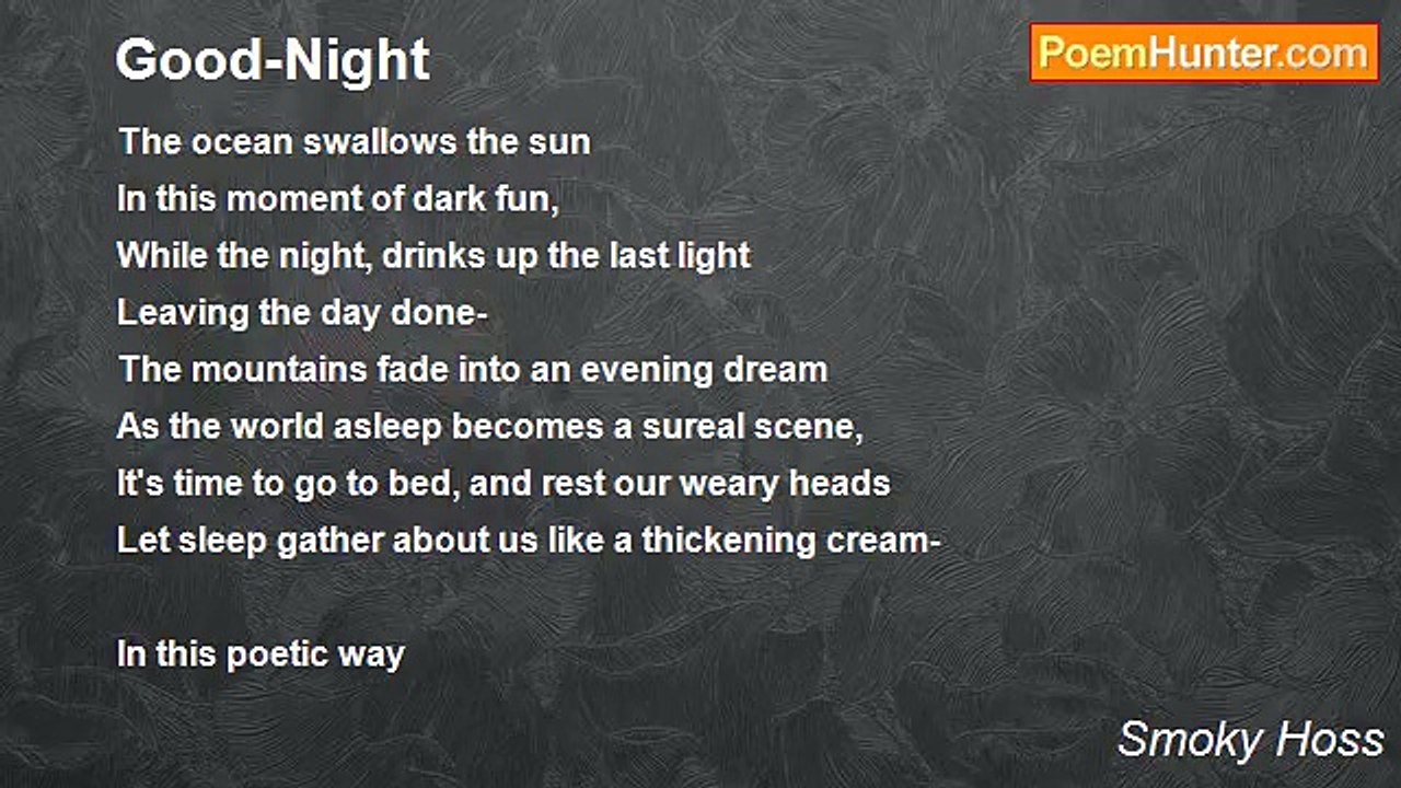 Smoky Hoss - Good-Night
