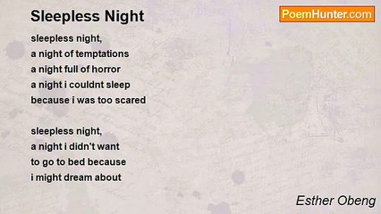 Esther Obeng - Sleepless Night
