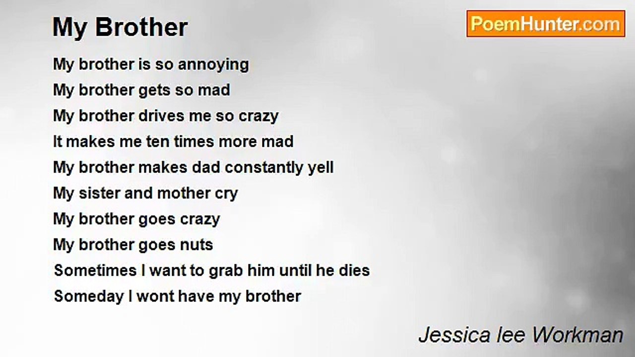 Jessica lee Workman - My Brother