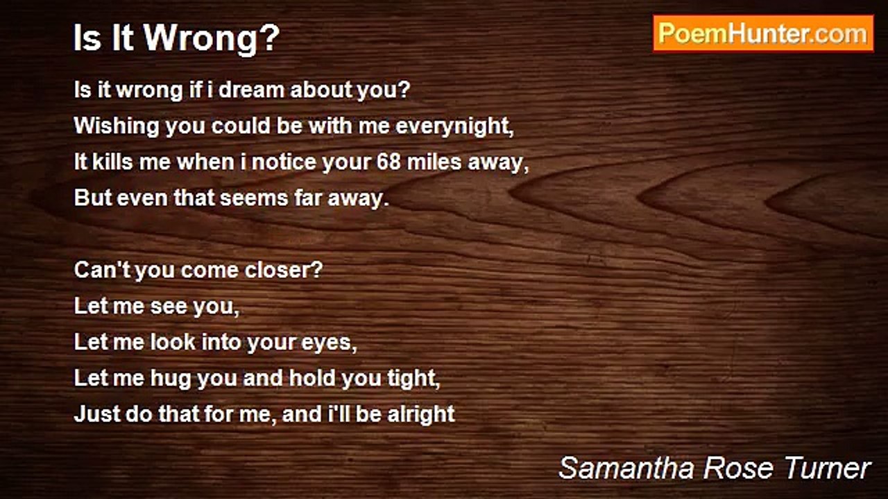 Samantha Rose Turner - Is It Wrong?