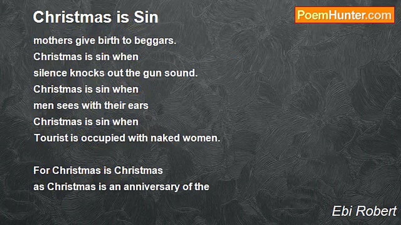 Ebi Robert - Christmas is Sin
