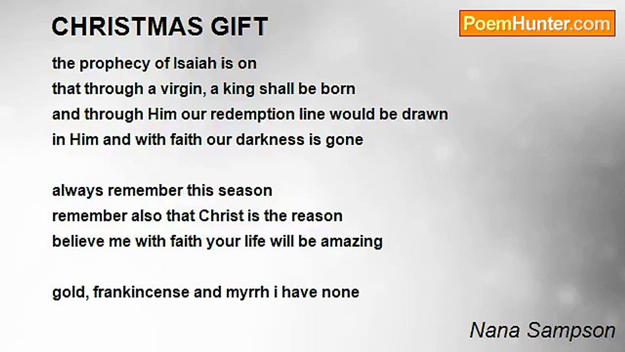 Nana Sampson - CHRISTMAS GIFT