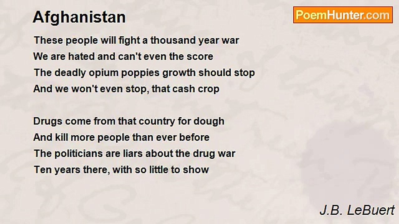 J.B. LeBuert - Afghanistan
