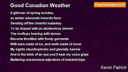 Kevin Patrick - Good Canadian Weather
