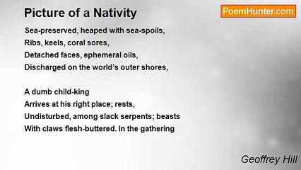 Geoffrey Hill - Picture of a Nativity