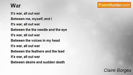 Claire Borges - War