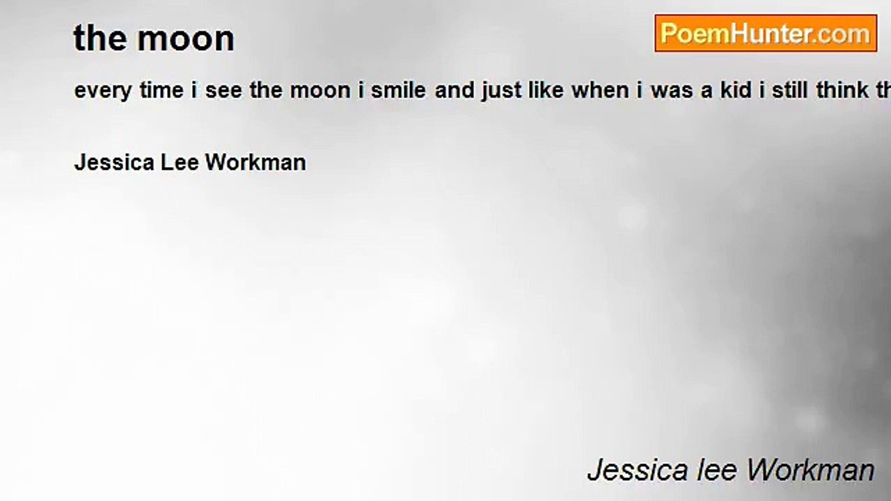 Jessica lee Workman - the moon