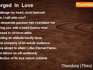 Theodora (Theo) Onken - Forged  In  Love