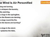 Patti Masterman - The Wind Is Air Personified
