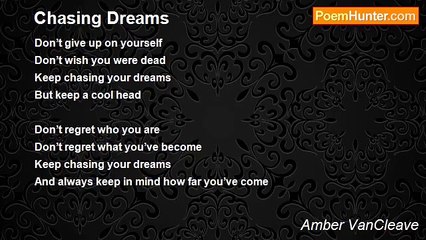 Amber VanCleave - Chasing Dreams