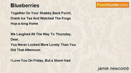 jamie newcomb - Blueberries