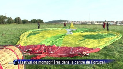 Des montgolfières de toute l'Europe dans le ciel du Portugal