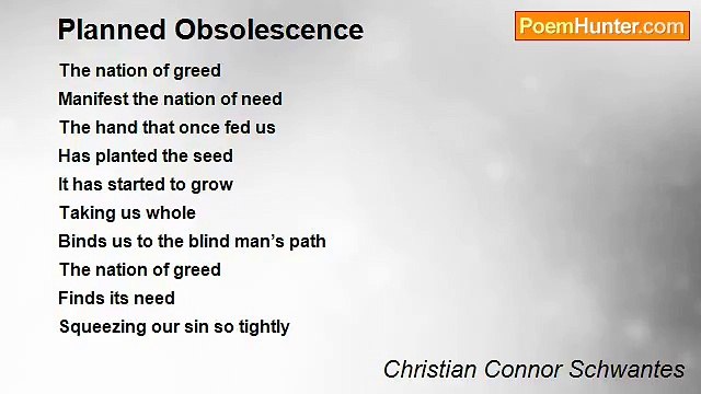 Christian Connor Schwantes - Planned Obsolescence
