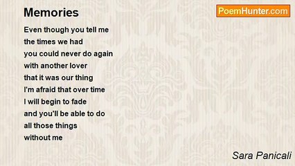 Sara Panicali - Memories