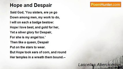 Lascelles Abercrombie - Hope and Despair