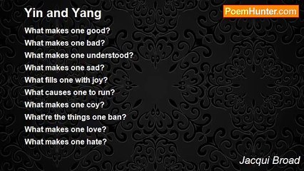 Jacqui Broad - Yin and Yang