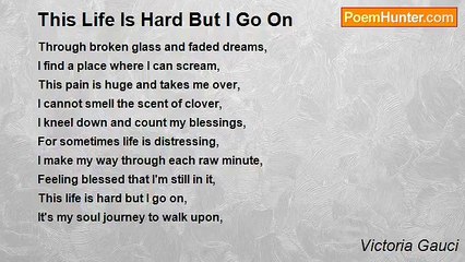Victoria Gauci - This Life Is Hard But I Go On