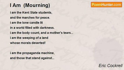 Eric Cockrell - I Am  (Mourning)