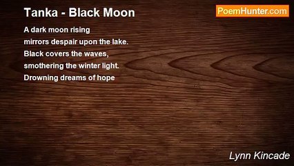 Lynn Kincade - Tanka - Black Moon