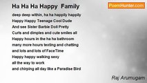 Raj Arumugam - Ha Ha Ha Happy  Family