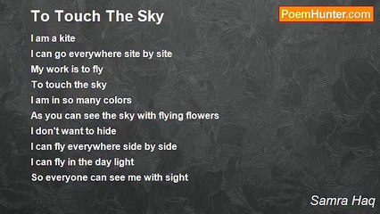 Samra Haq - To Touch The Sky