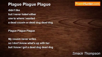 Smack Thompson - Plague Plague Plague