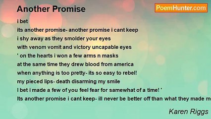 Karen Riggs - Another Promise