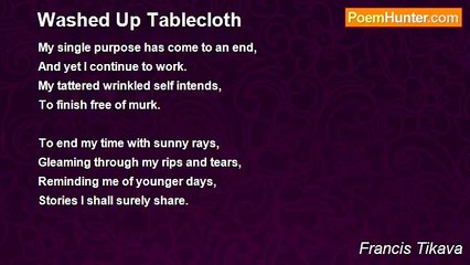 Francis Tikava - Washed Up Tablecloth