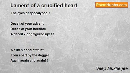 Deep Mukherjee's 'Lament of a Crucified Heart' 💔: Unraveling the Enigma of the Mind and Words