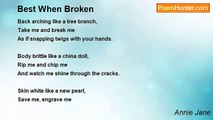 Annie Jane - Best When Broken