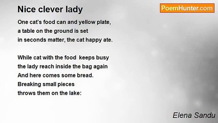 Elena Sandu - Nice clever lady