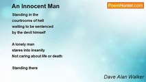 Dave Alan Walker - An Innocent Man