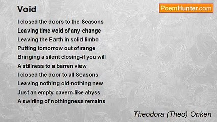 Theodora (Theo) Onken - Void
