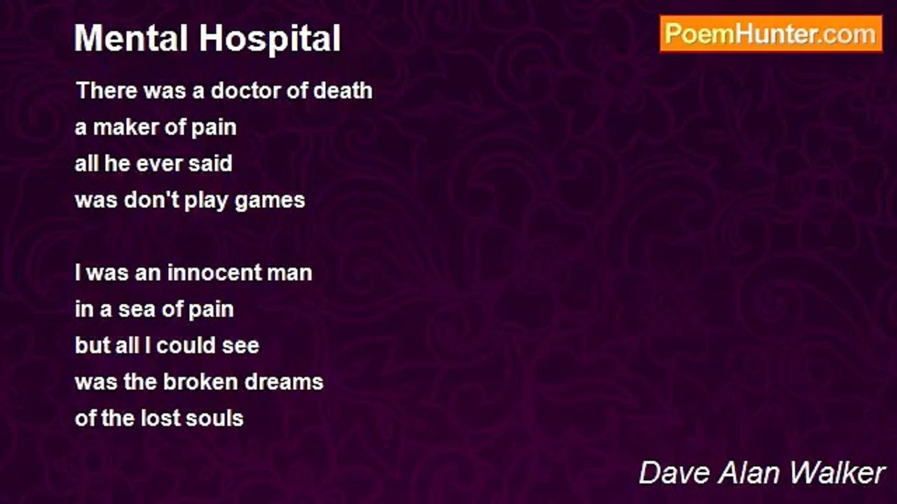 Dave Alan Walker - Mental Hospital