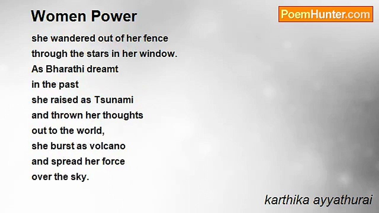 karthika ayyathurai - Women Power