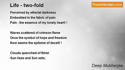 Deep Mukherjee - Life - two-fold