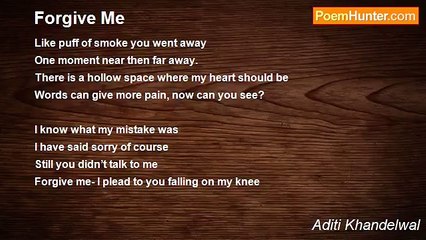 Aditi Khandelwal - Forgive Me